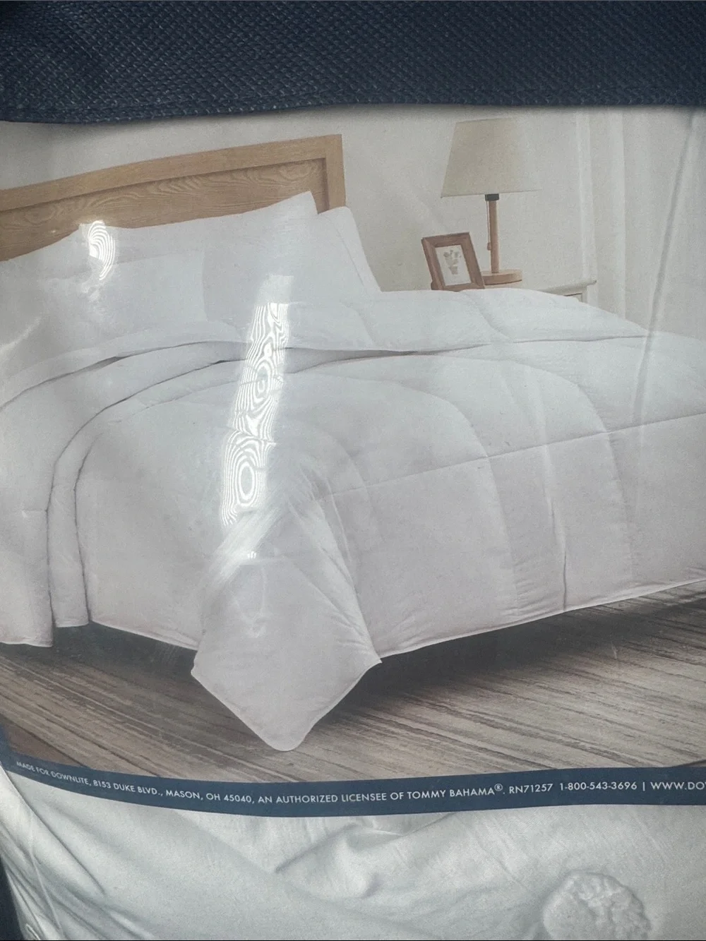 Tommy Bahama White Quilted Comforter - Bright White